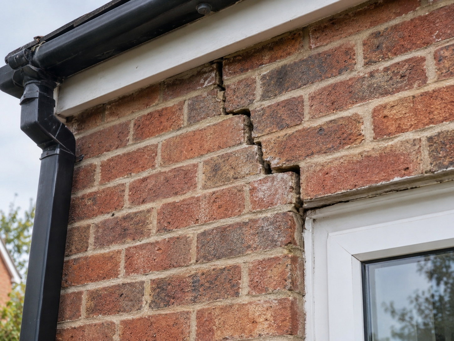Structural cracking of the type requiring further investigation after a survey